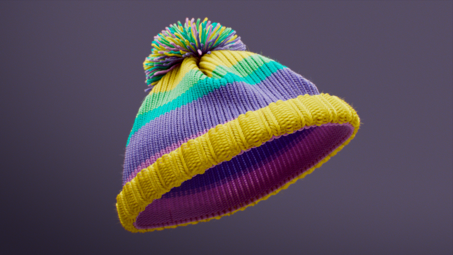 Woollen Hat : Procedural Knitting